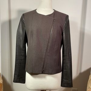 Judith & Charles Wool and Lamb Leather Jacket